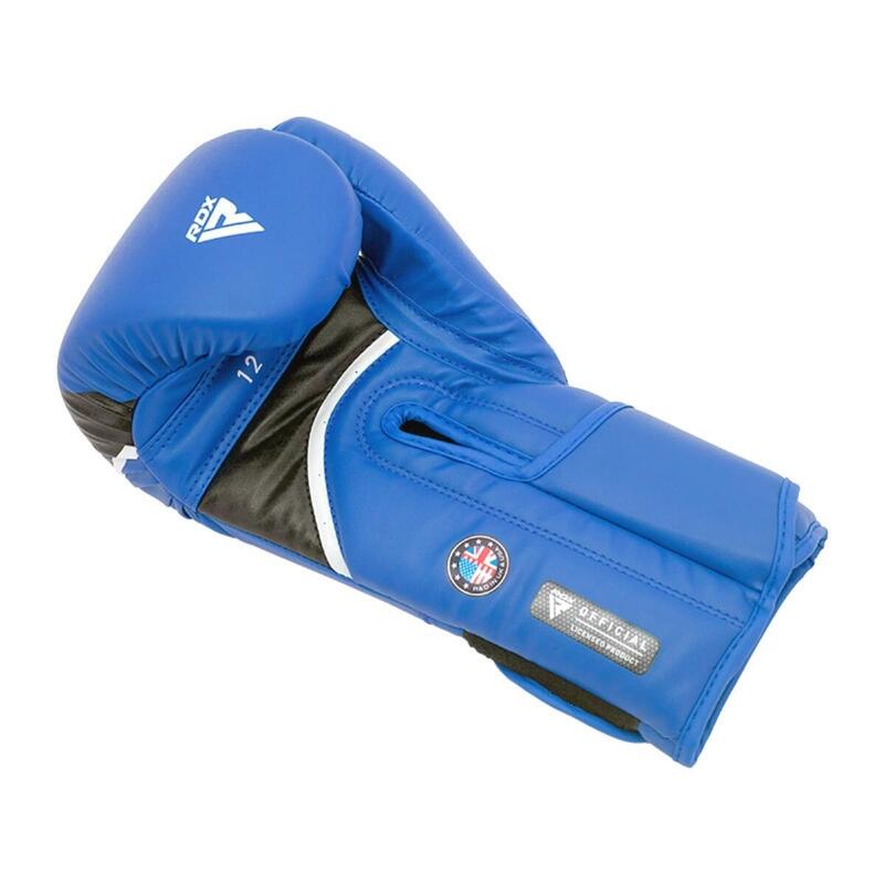 RDX GUANTES DE BOXEO AURA PLUS T-17-azul-negro-14oz