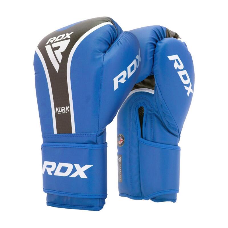 RDX GUANTES DE BOXEO AURA PLUS T-17-Azul-Negro-10oz