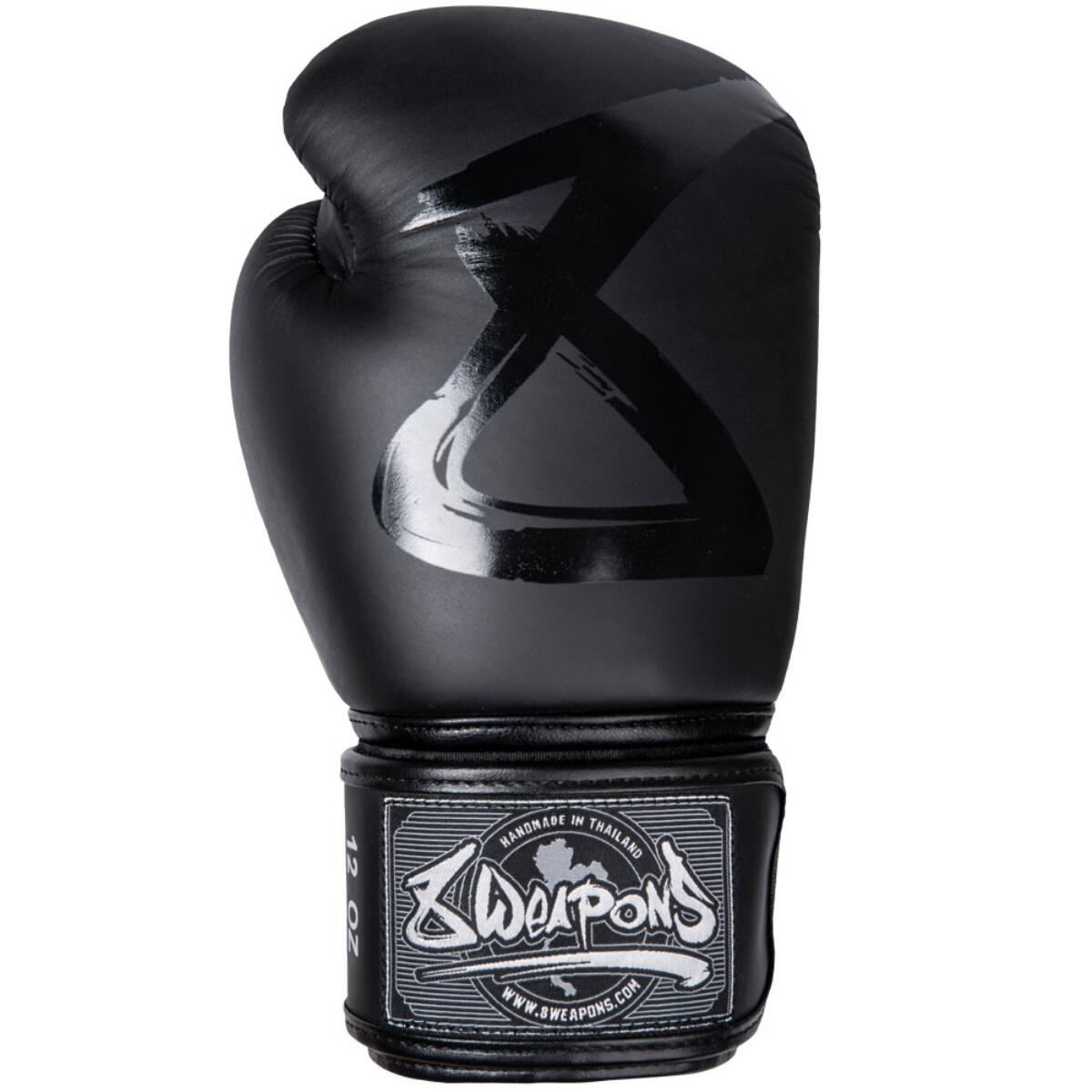 Gants de boxe 8 WEAPONS – Noir – 10 Oz – BIG 8 Premium 4/6