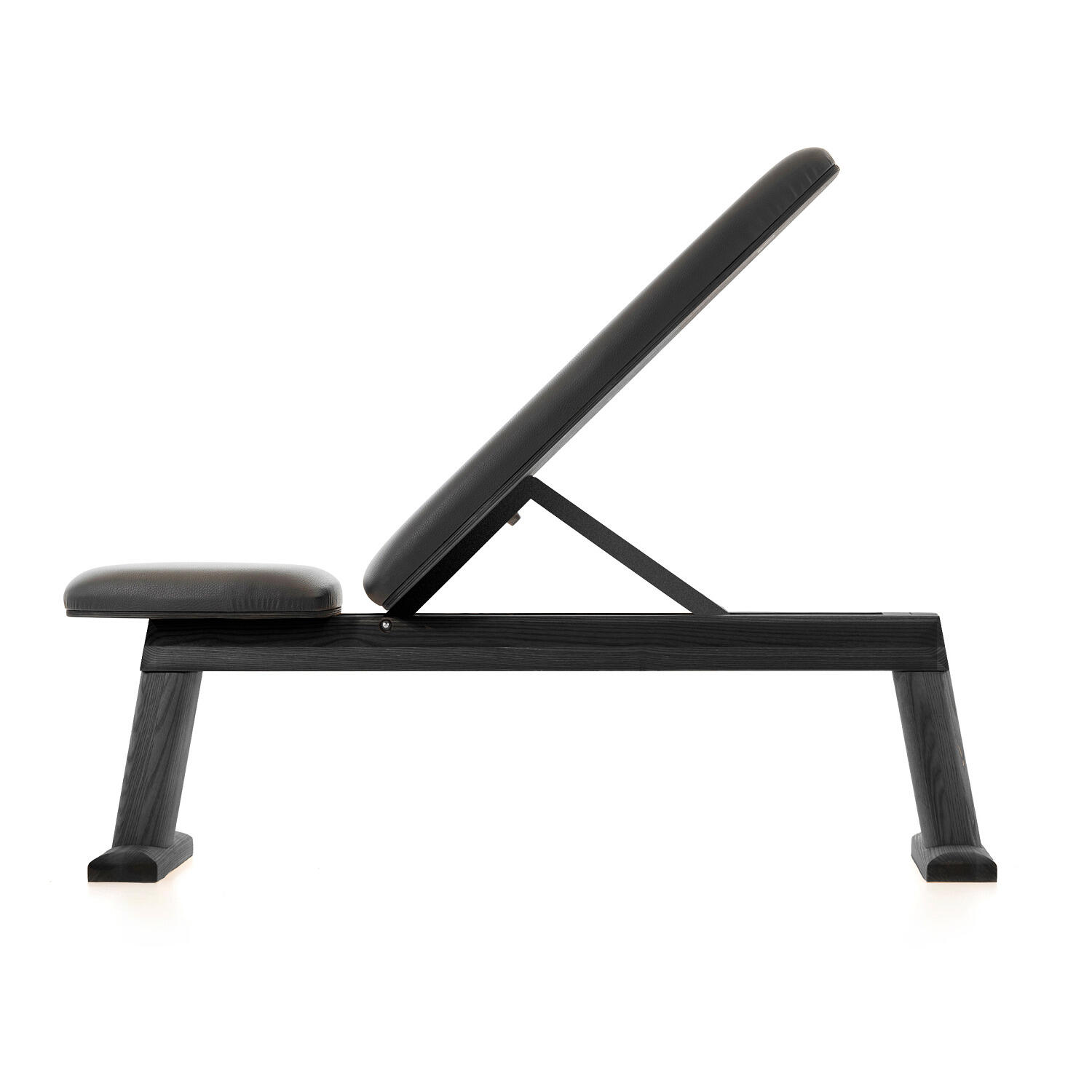 Halterbank - Krachttraining - NOHRD WeightBench - Verstelbaar - Shadow kunstleer 3/10