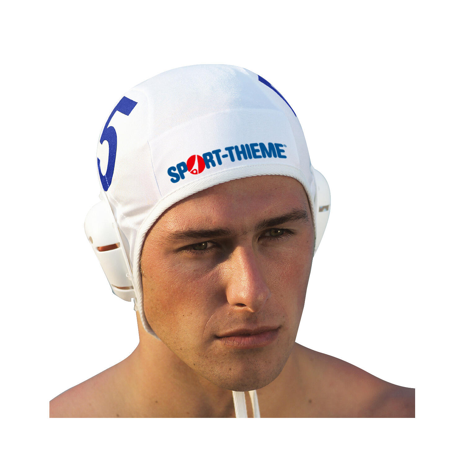 Sport-Thieme Innovator water polo cap set, White