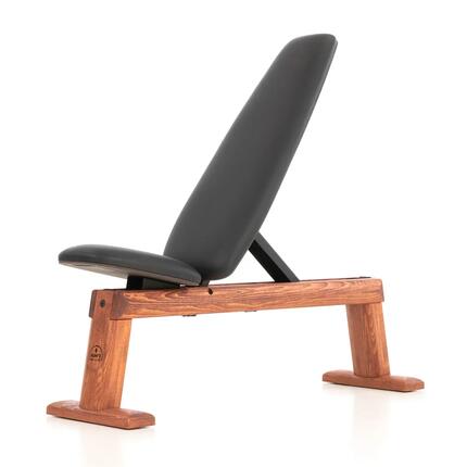 NOHRD Weight Bench Vintage Eiken - Verstelbare halterbank