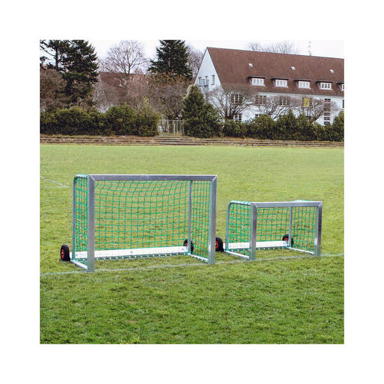 Mini-Fußballtor Safety Inkl. Netz, grün (MW 4,5 cm) 1,80x1,20 m Fußball