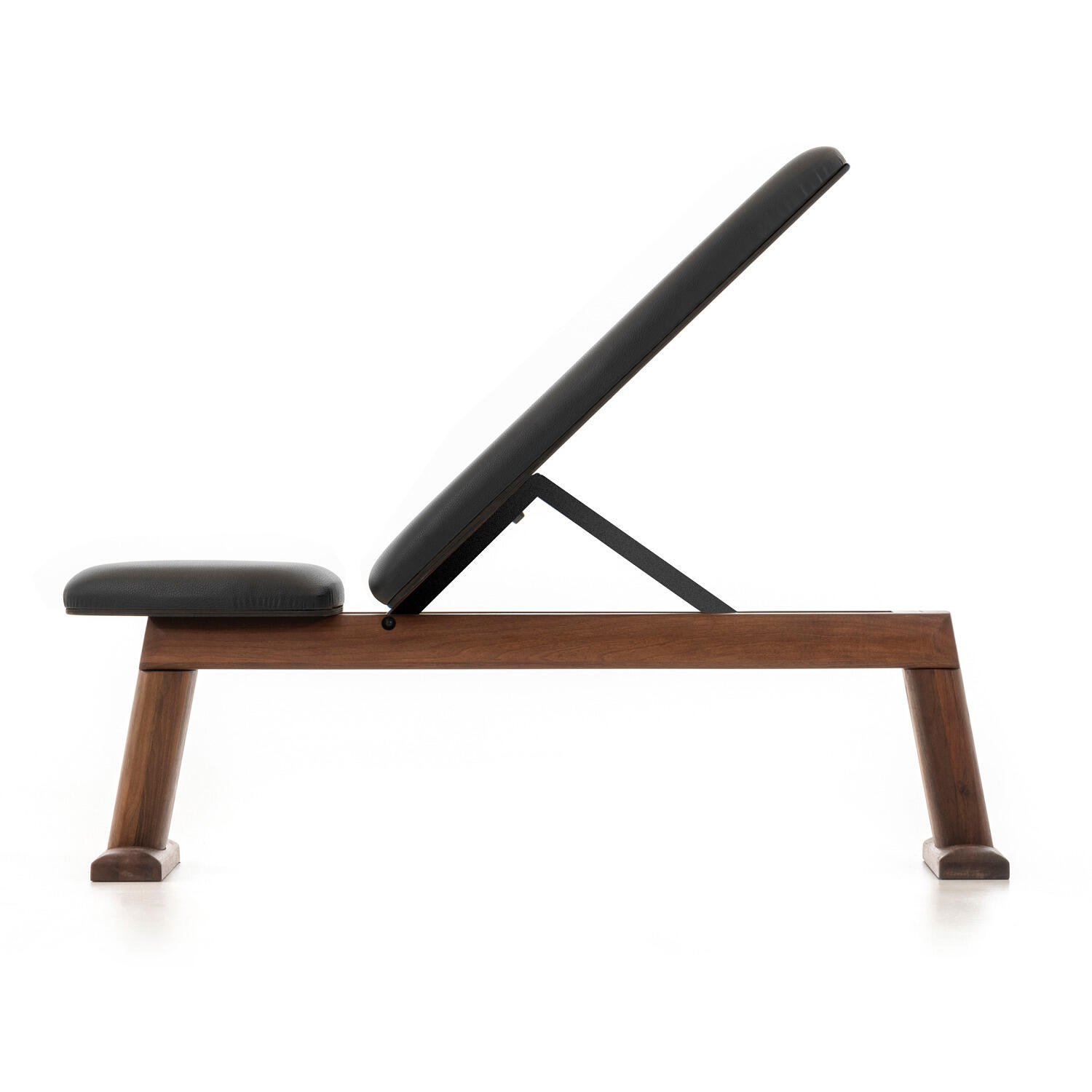 Banc de musculation NOHRD - Noyer noir 3/4