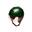 Casque jet vintage ajustable Tandem Green