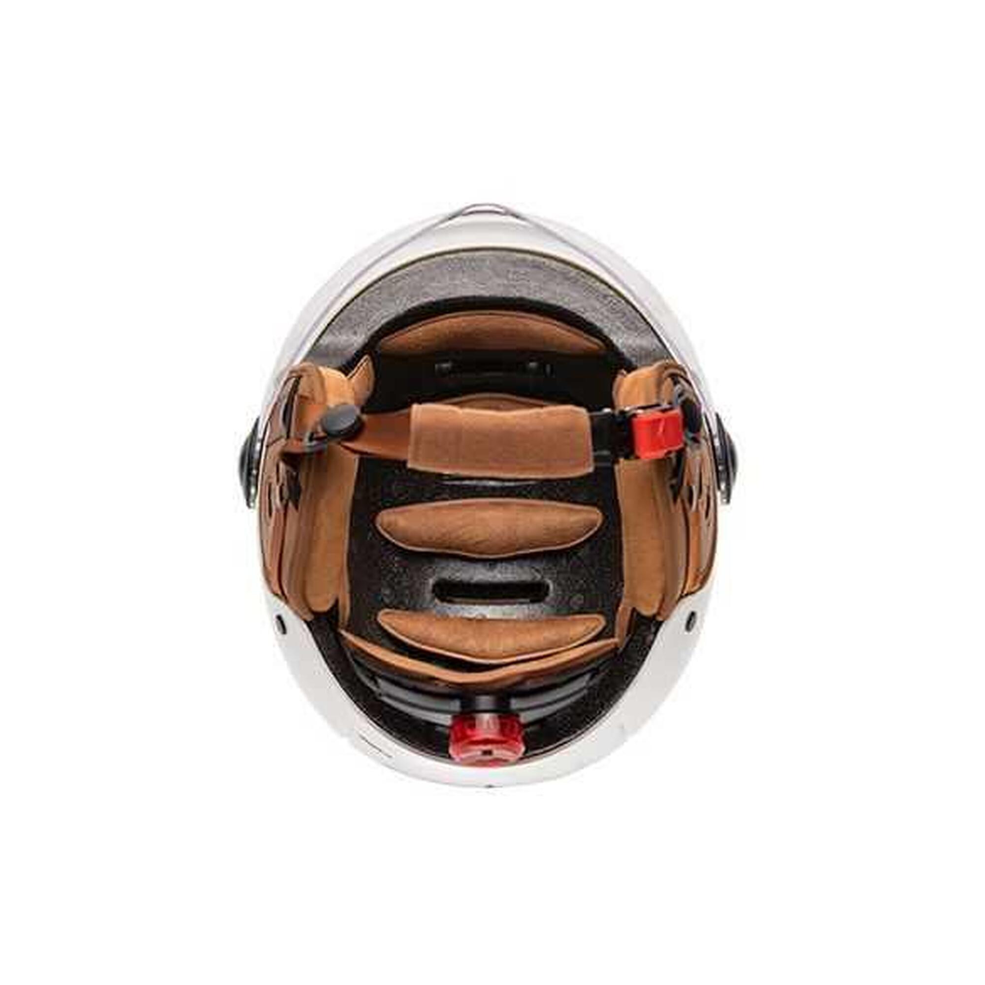 Casque jet ajustable Tandem Light Creme