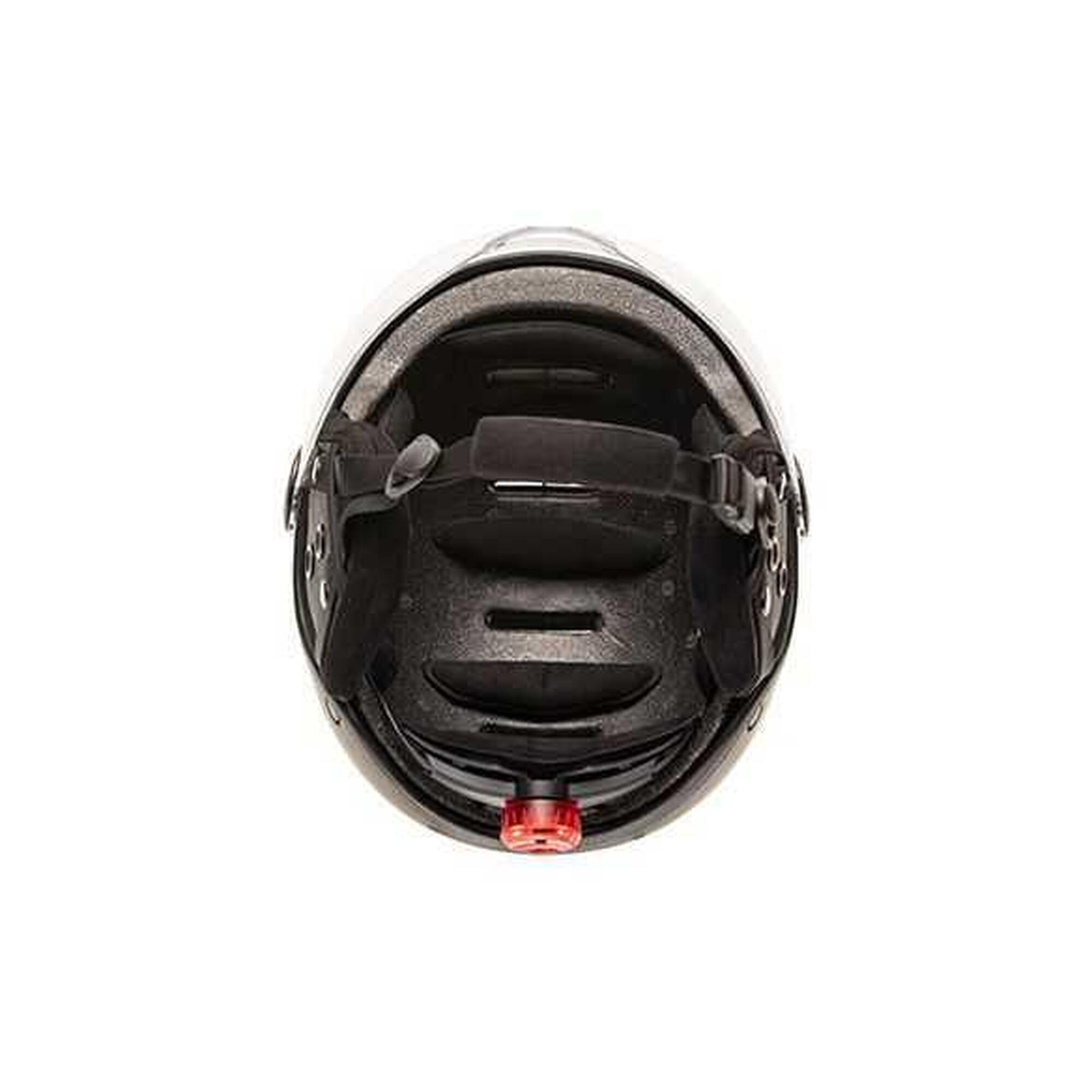 Casque jet ajustable Tandem Light Black