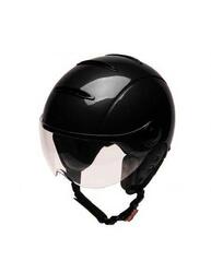 Casque jet vintage ajustable Tandem Black Matt