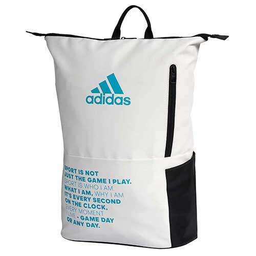 ADIDAS White And Blue Adidas Multigame Backpack