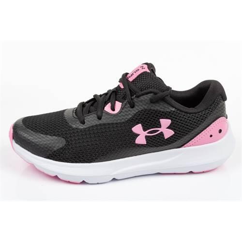 Chaussures de course Filles Under Armour Ggs Surge 3 Noir