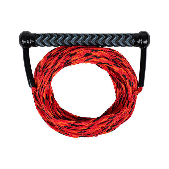 Leine Combo mit Hantel Wakeboard Wasserski Seil angenehmer Griff weiss