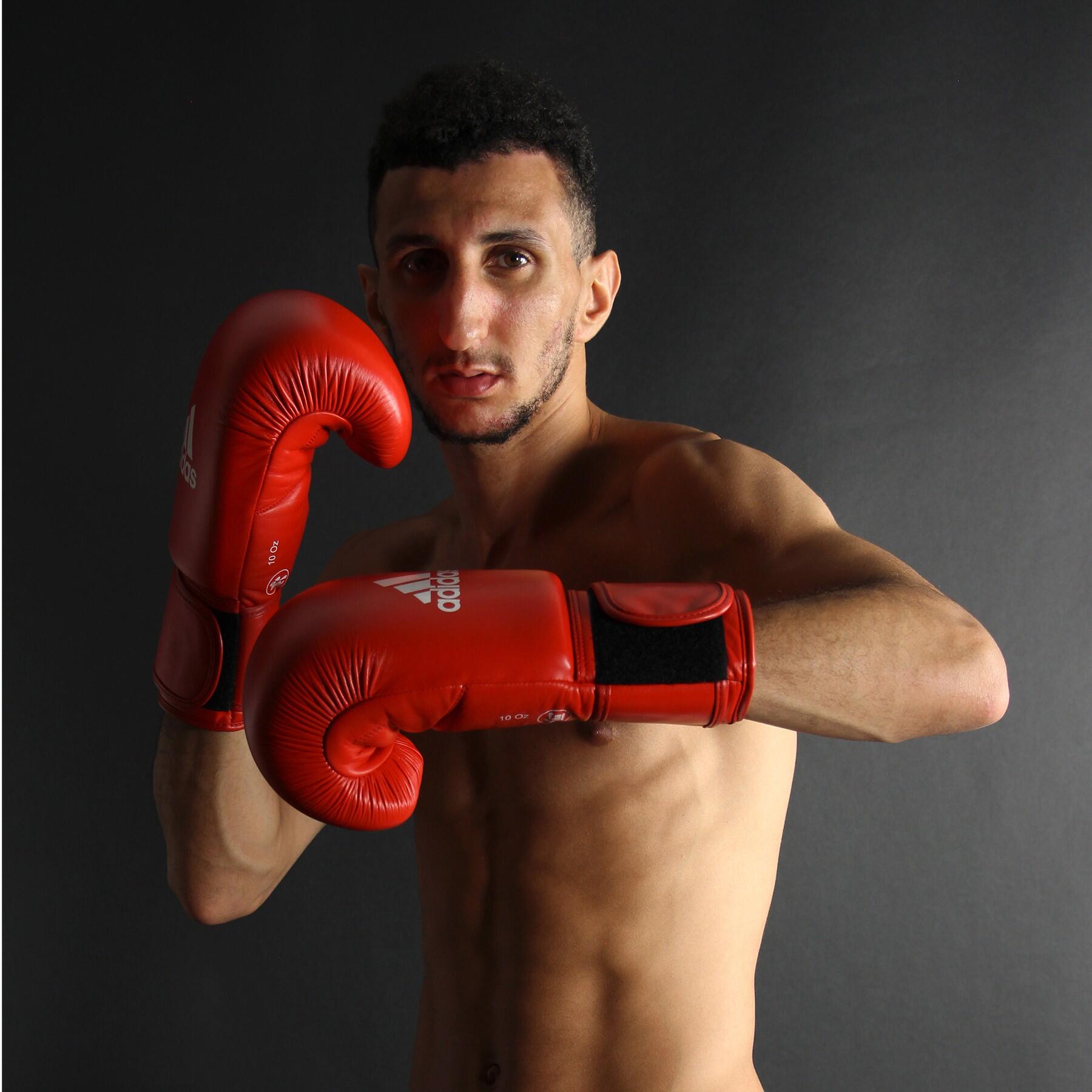 Guantoni da boxe adidas Aiba Velcro ADIDAS Decathlon