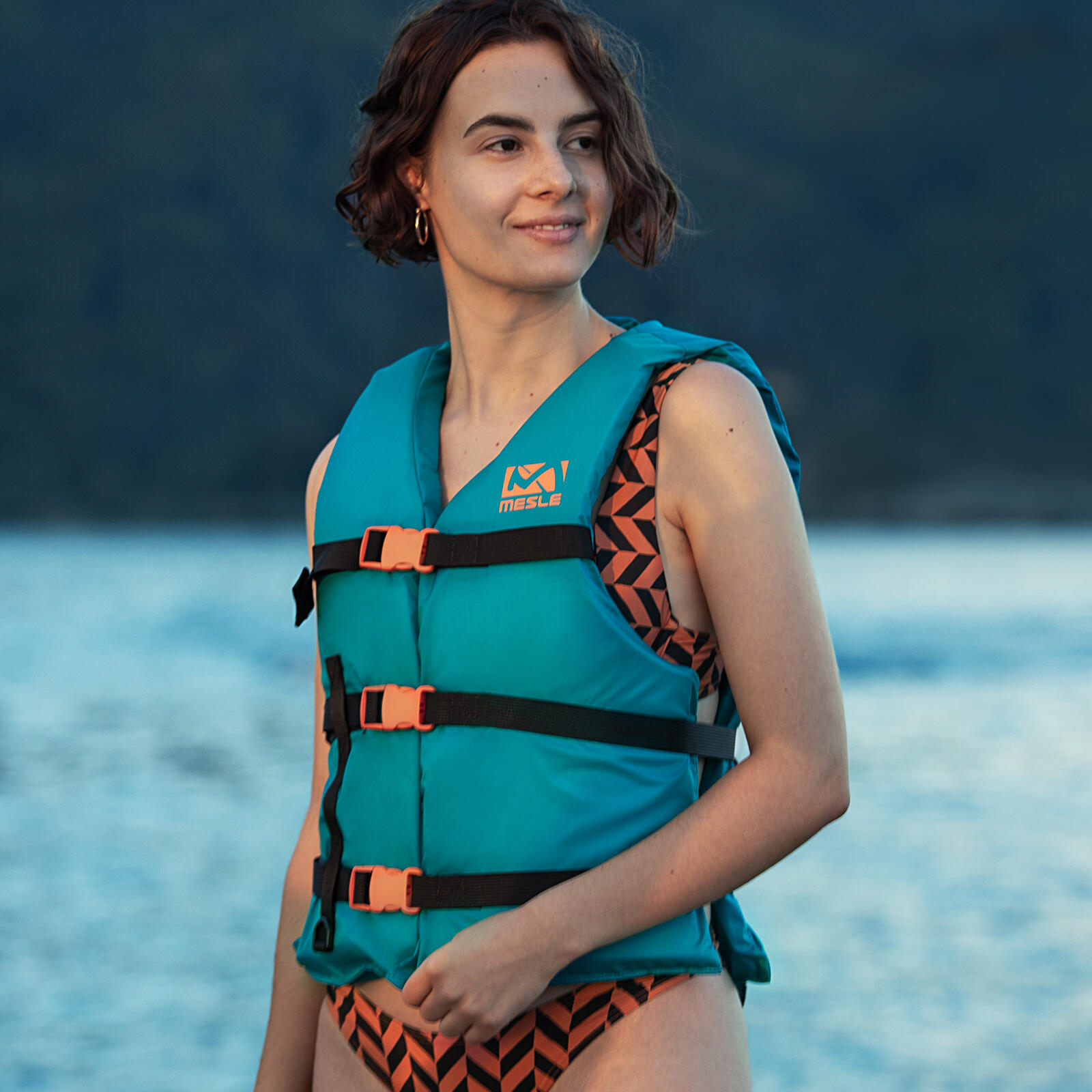 Wasserski Set Xplore 157 cm mit Leine Schwimmweste Erwachsene blau 6/7