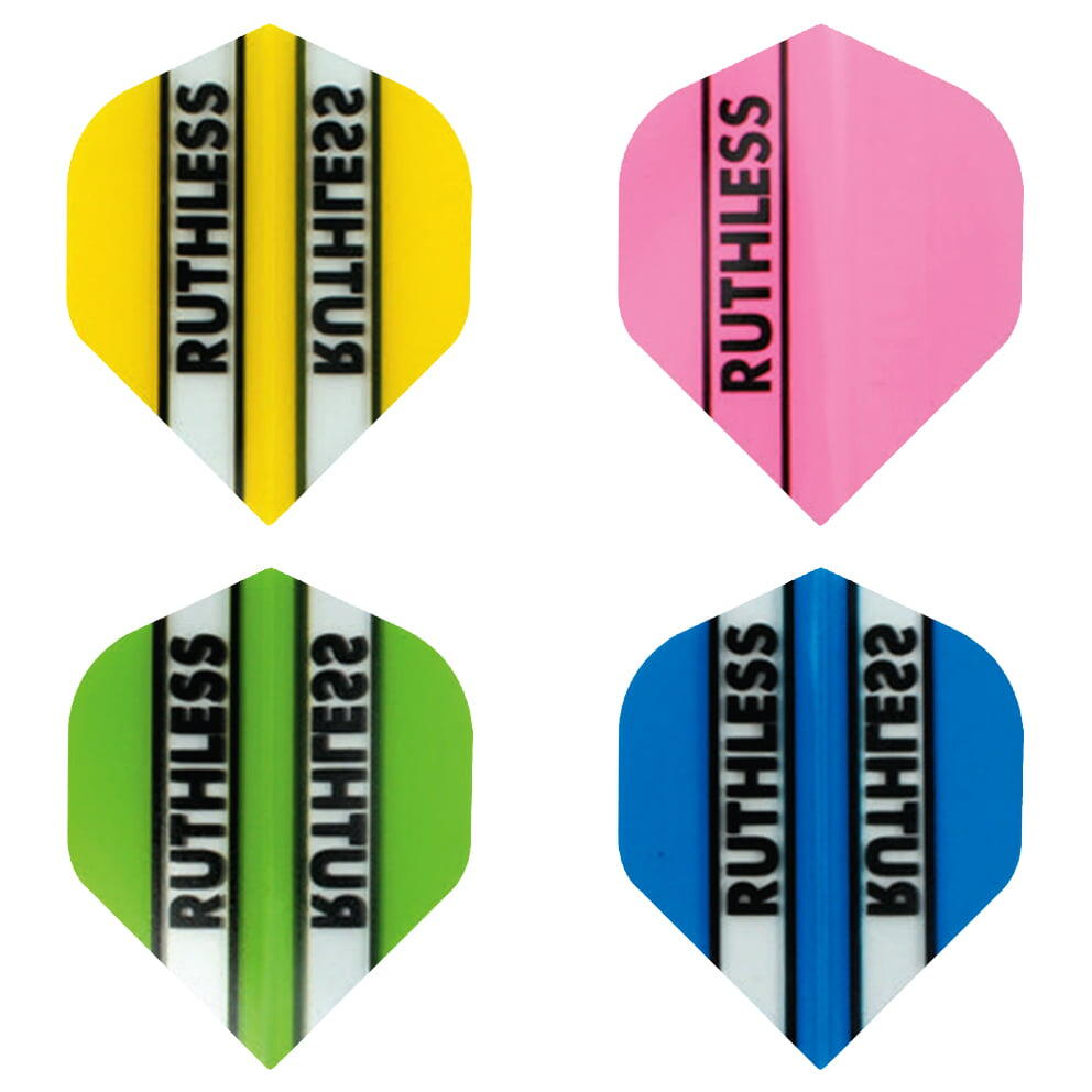 Formula Sports Ruthless Plain Standard Dart Board Darts Flights 4 Sets