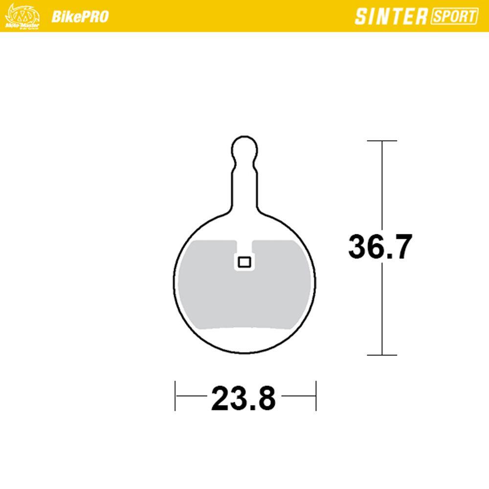 Pastillas de freno  SinterSport, excelentes en mojado - Avid BB3, BB5 2/4
