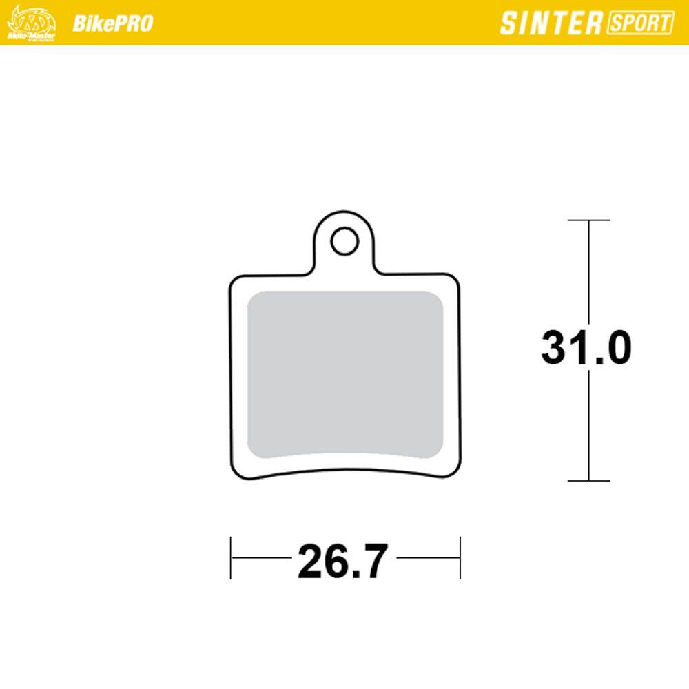 SinterSport-fietsremblokken, uitstekend op nat wegdek - Hope Mini 2/4