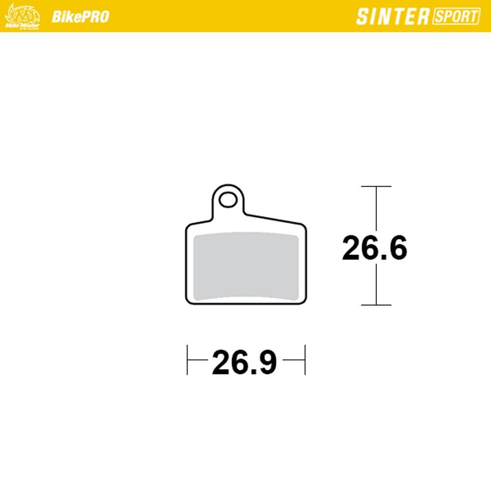 Pastiglie Freno Bici SinterSport ottime sul bagnato - Hayes Stroker Ryde, Dyno 2/4