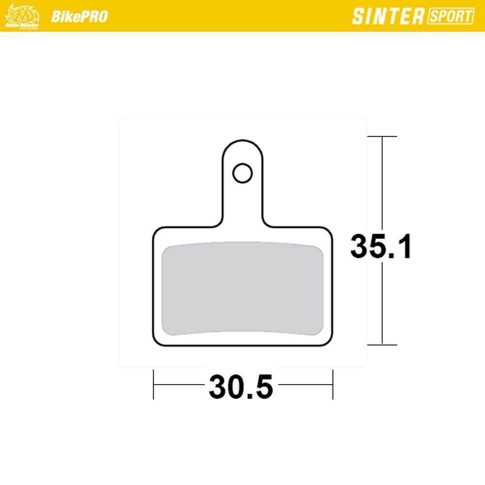 SinterSport-fietsremblokken, uitstekend op nat wegdek - Shimano B-type 2/4