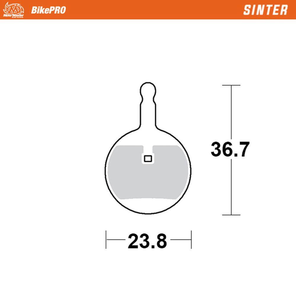 Pastillas de freno Sinter para bicicletas, ideales para bicicletas 2/4
