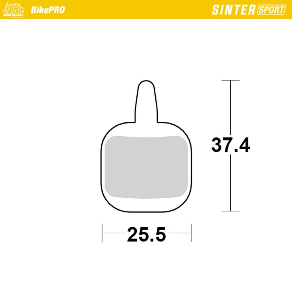 Pastillas de freno para bicicleta SinterSport - Tektro Gemini, Novela 2/4