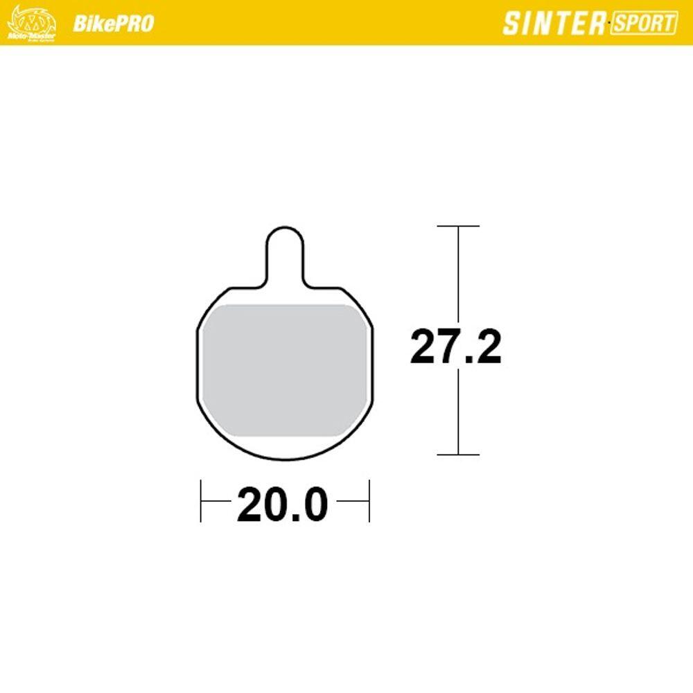 Pastillas de freno para bicicleta SinterSport, excelentes en mojado - Hayes MX 2/4