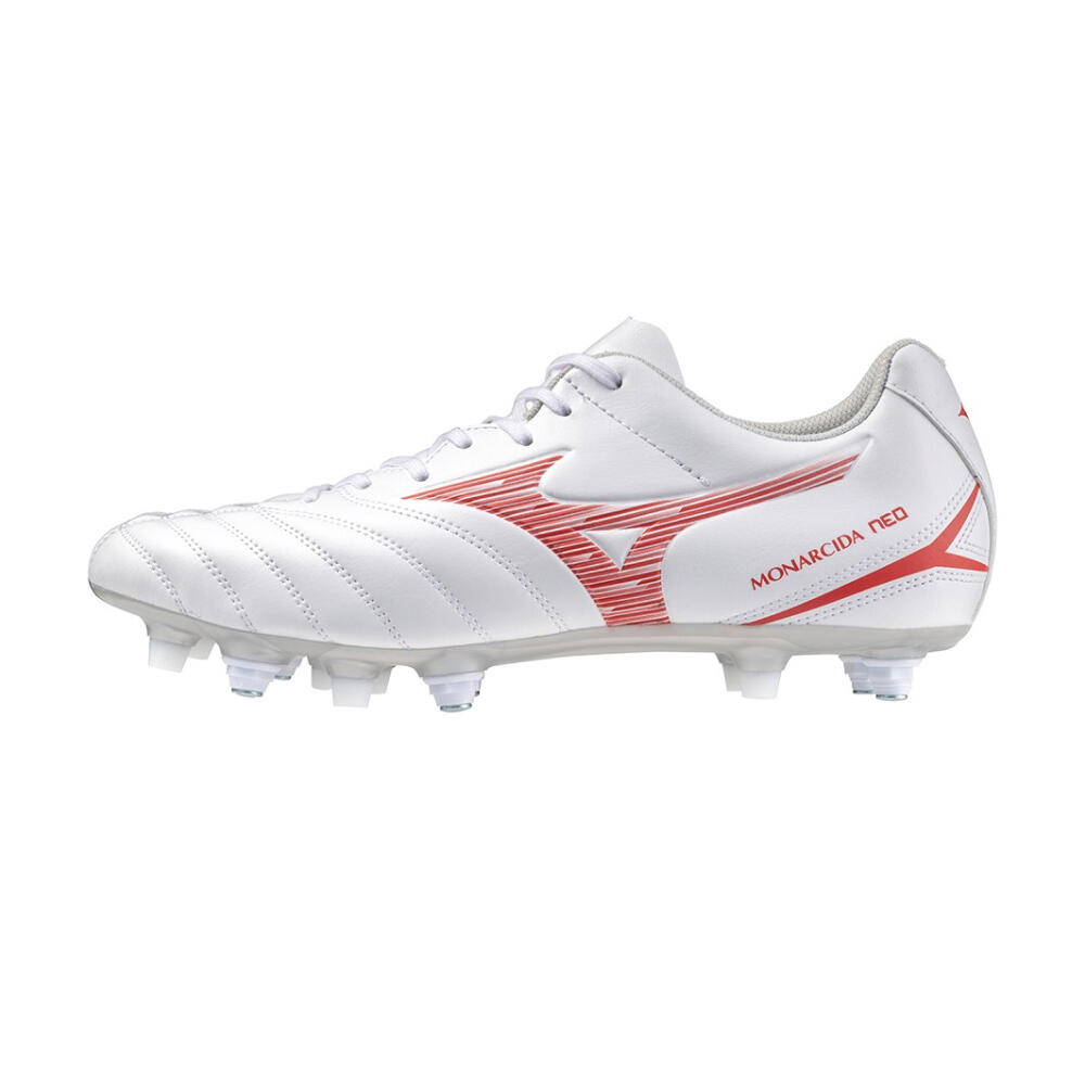 Mizuno Monarcida NEO III Select Adults Mixed Stud Boots White MIZUNO Decathlon