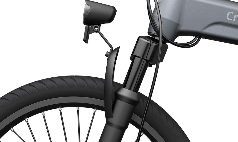Bicicletta elettrica ADO Air 20S, e bike trasmissione a cinghia, smorzamento,W 4/9