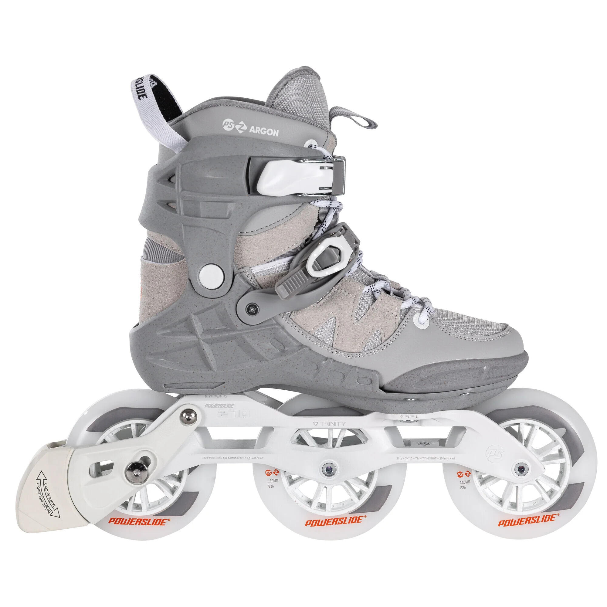 POWERSLIDE Freeskate Inlineskate Powerslide Phuzion Argon Cement 110