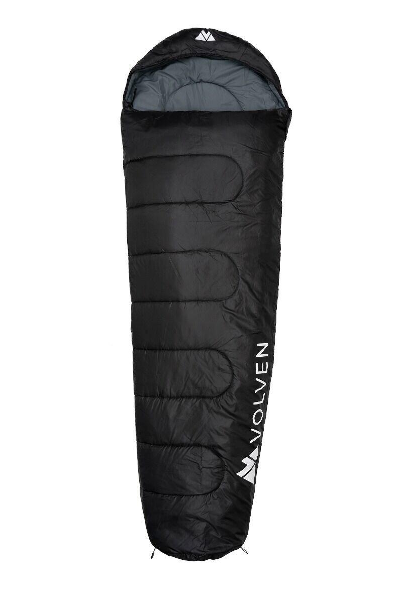 Sacco A Pelo Campeggio Volven Traveller 215X80 Cm Nero Sinistro 3/6