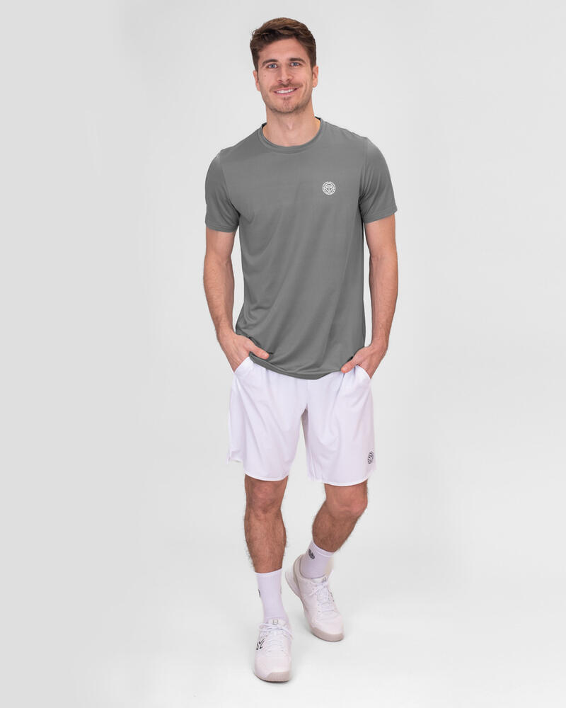 Camiseta Bidi Badu Crew Cinza Branco 3/7