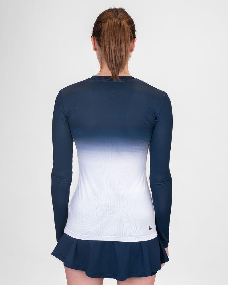 Crew Gradiant Longsleeve - neon green, white 2/7