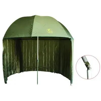 Umbrela cort/Shelter Baracuda UT25-U3, diametru 250 cm, verde, husa, cuie 2/2