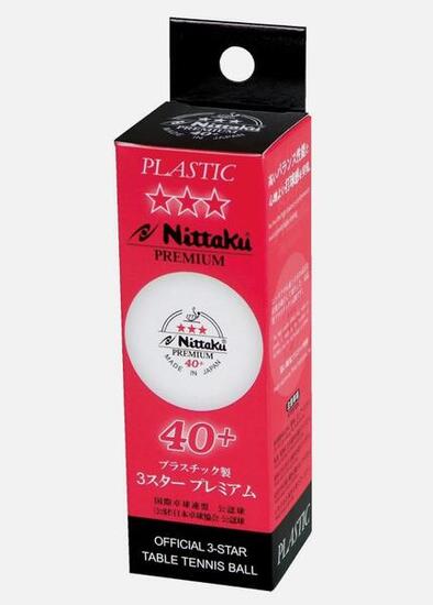 PIŁECZKI DO TENISA STOŁOWEGO ping pong turniejowe ligowe 3 szt. NITTAKU 3***