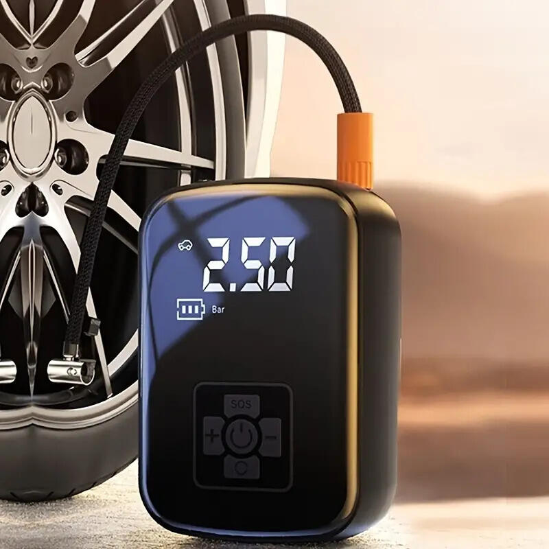 Rechargeable Bike Tire Air Pump Inflator Portable Compressor