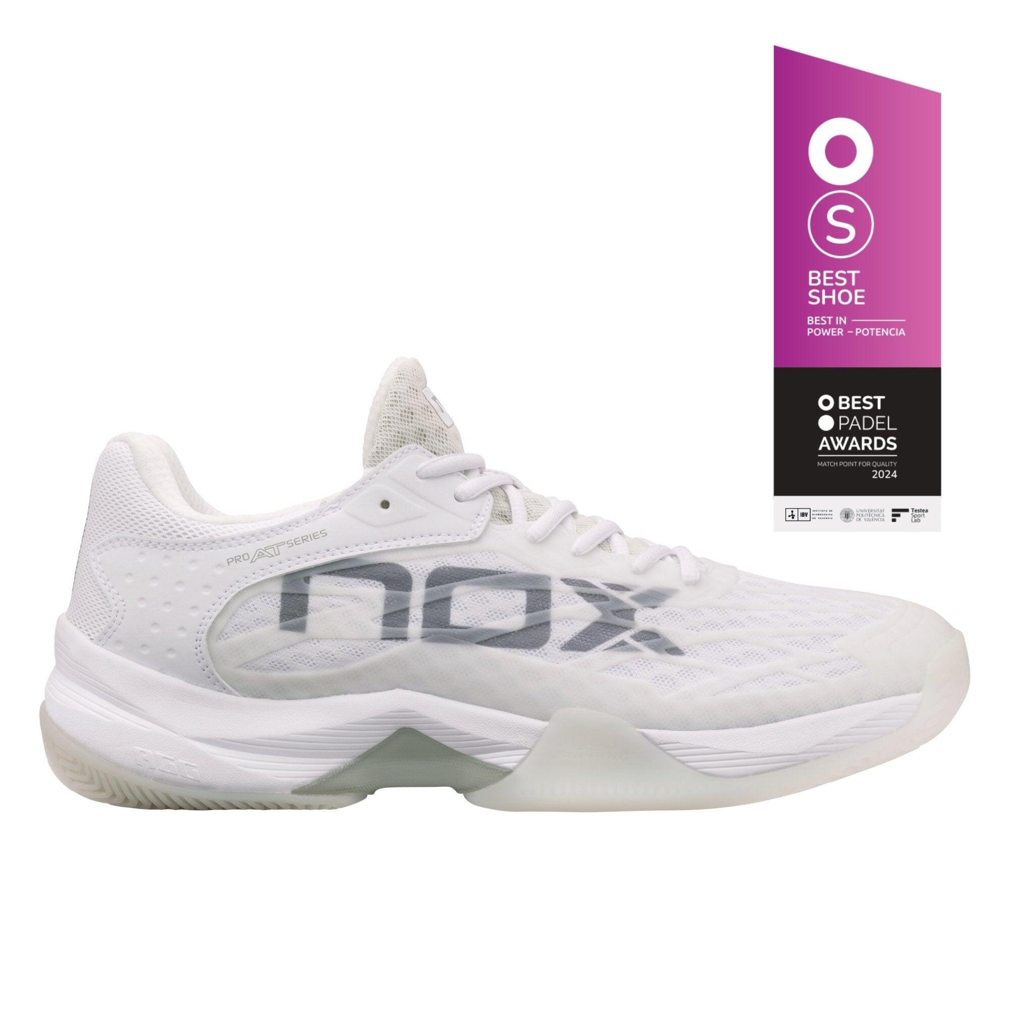 NOX White And Grey Nox At10 Lux Calatluxblgr Shoes