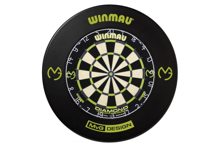 Winmau MvG Diamond Dart Board and Surround Michael Van Gerwen