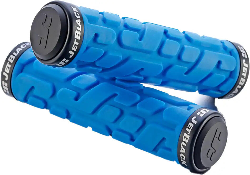 Jetblack Rivet Lock On Grips