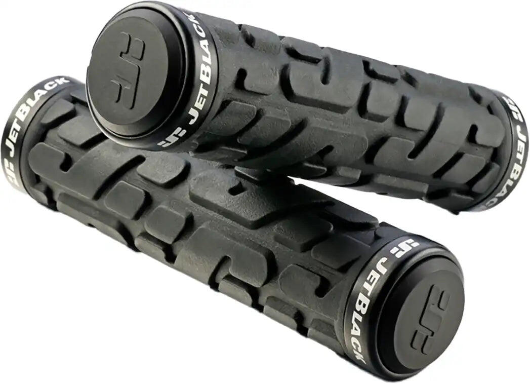 Jetblack Rivet Lock On Grips