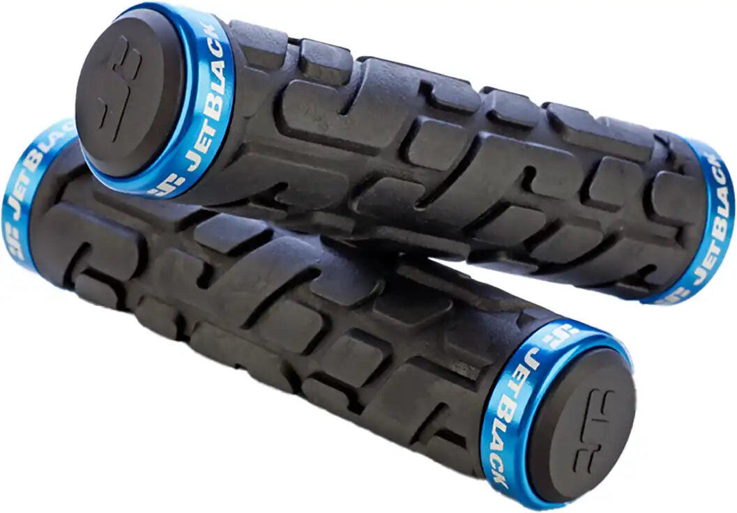 Jetblack Rivet Lock On Grips