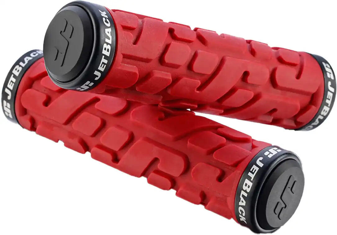 Jetblack Rivet Lock On Grips