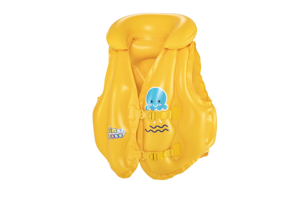 Inflatable Vest For Learning to Swim Buoyancy Float Swim - 51 x 46 cm
