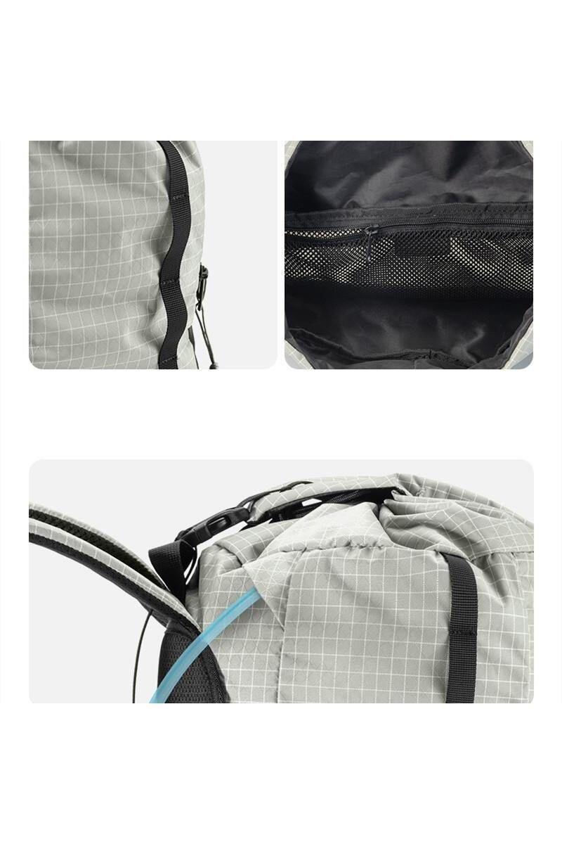 Mochila de montaña y trekking 20L NATUREHIKE Ultraligera Negra 4/4