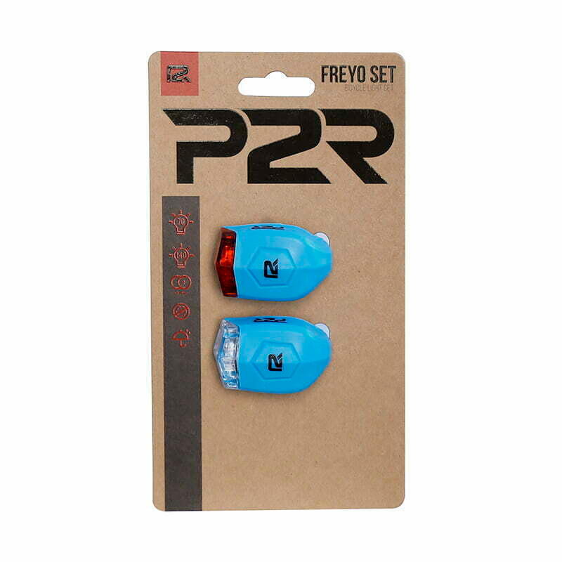 Zestaw lampek rowerowych LED P2R Freyo