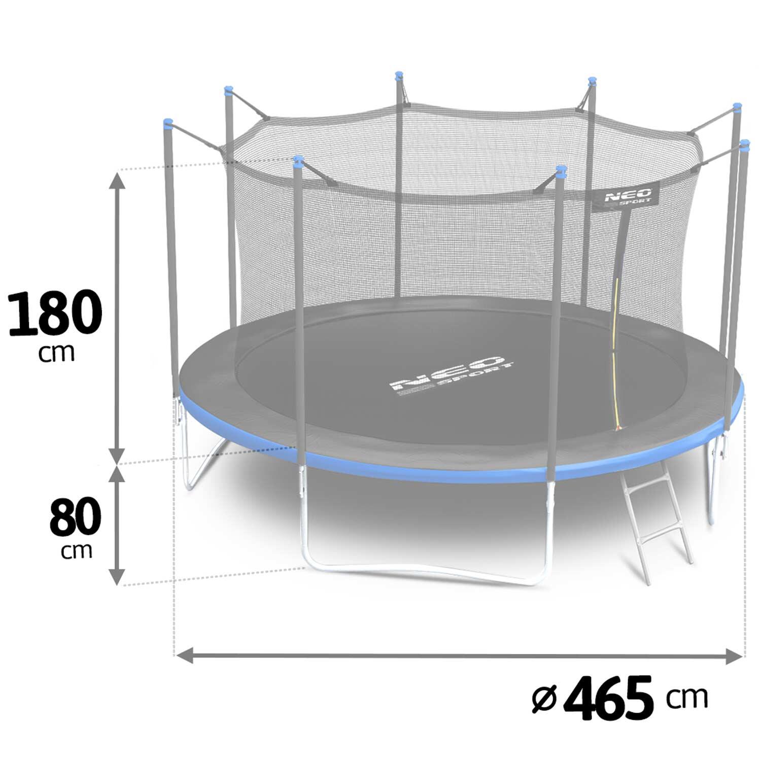 Trampolim ginástica adulto Neo-Sport 3/5