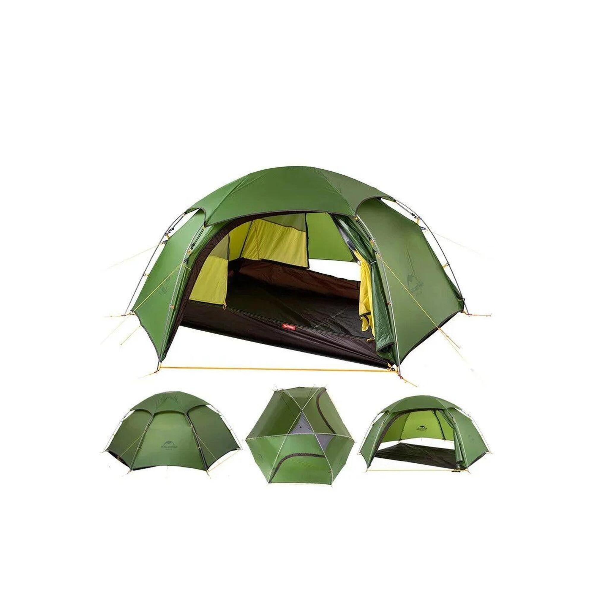 Cort Camping Cloud Peak 2 20D T-ZIP 2 Persoane