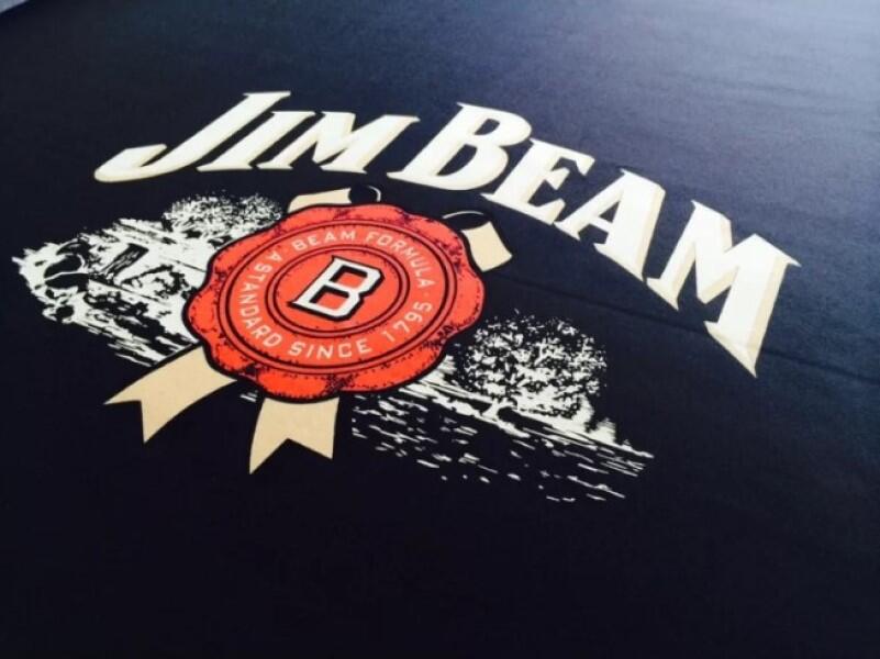 English Hainsworth Jim Beam Pool Snooker Billiard Table Cloth Felt Kit