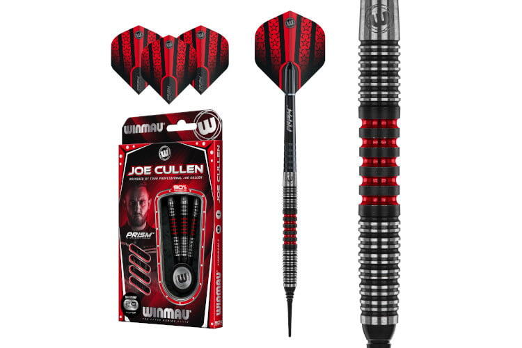 WINMAU Joe Cullen Scallop Soft Tip 90% Tungsten Darts