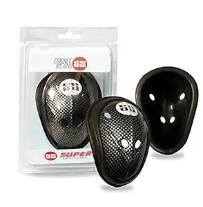 SS Super Poly Plastic Pro Cricket-Bauchschutz (Schwarz. Größe: Jugend)