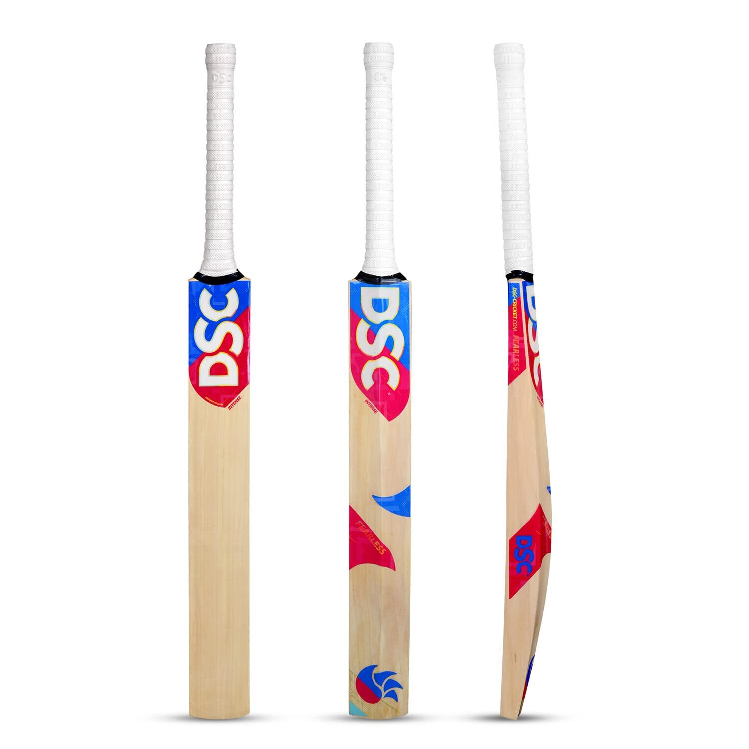 DSC DSC Intense Pro Middler Practice Kashmir Willow Cricketschläger | Farbe: Beige