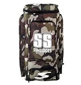 SS TON SS Camo Duffle Cricket-Ausrüstungstasche | Farbe: Grün | Wetterbeständig